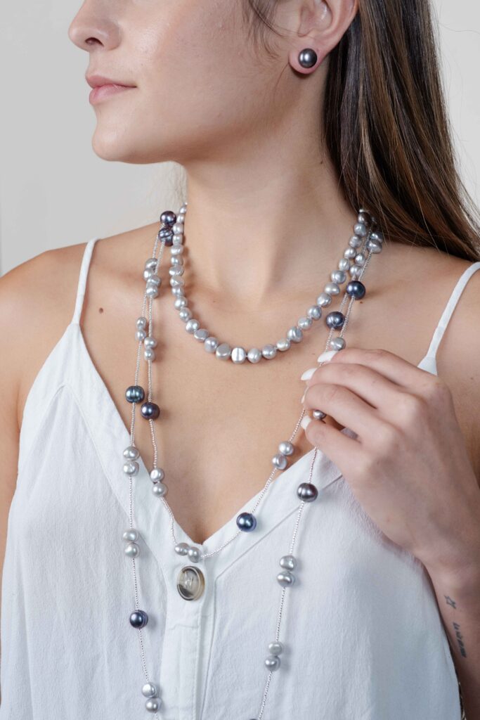 Handmade Pearl Necklace Aventura Photographer 