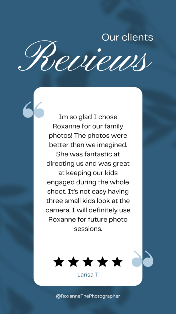 Roxanne The Photographer Client Review