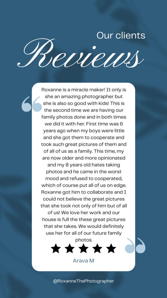 Roxanne The Photographer Client Review