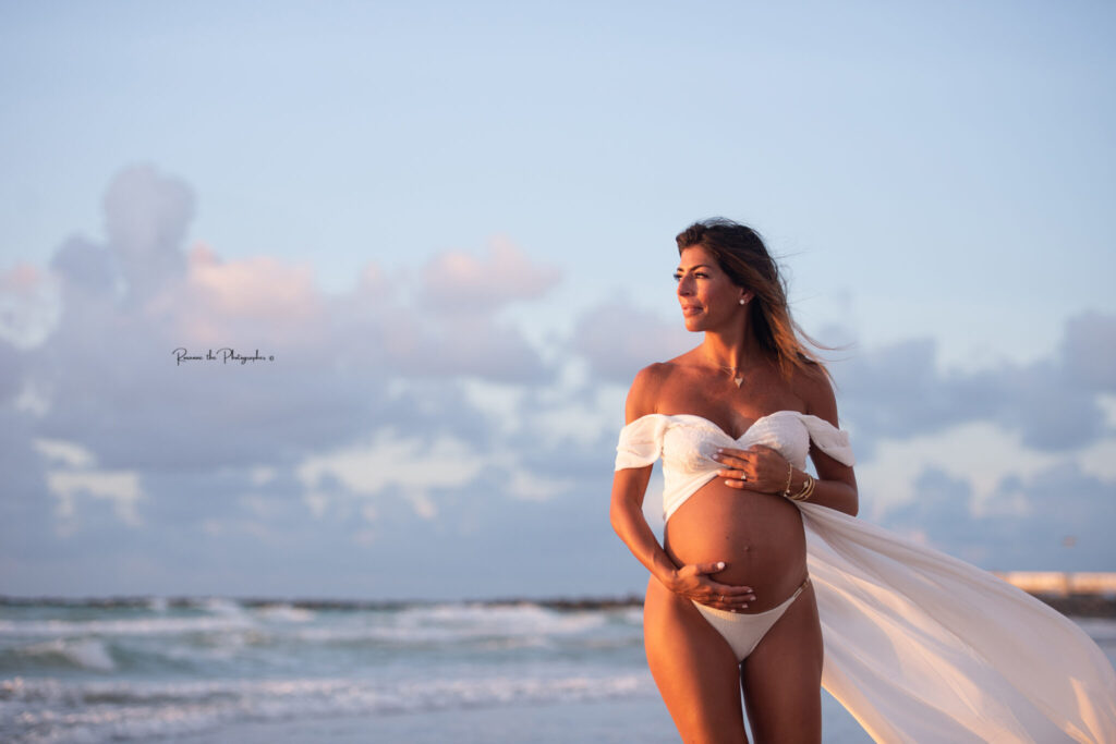 maternity beach session