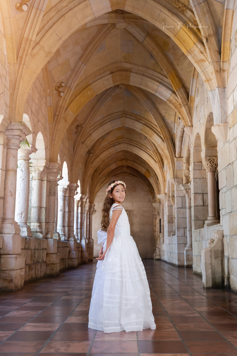 First Communion Ancient Spanish Monastery