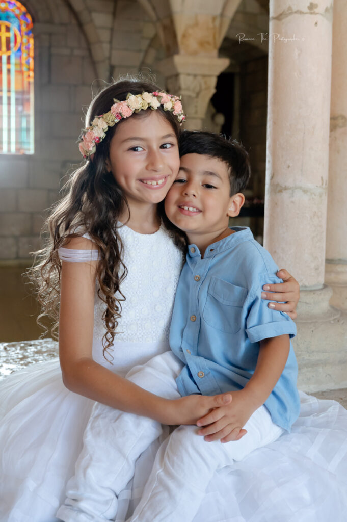 First Communion Ancient Spanish Monastery