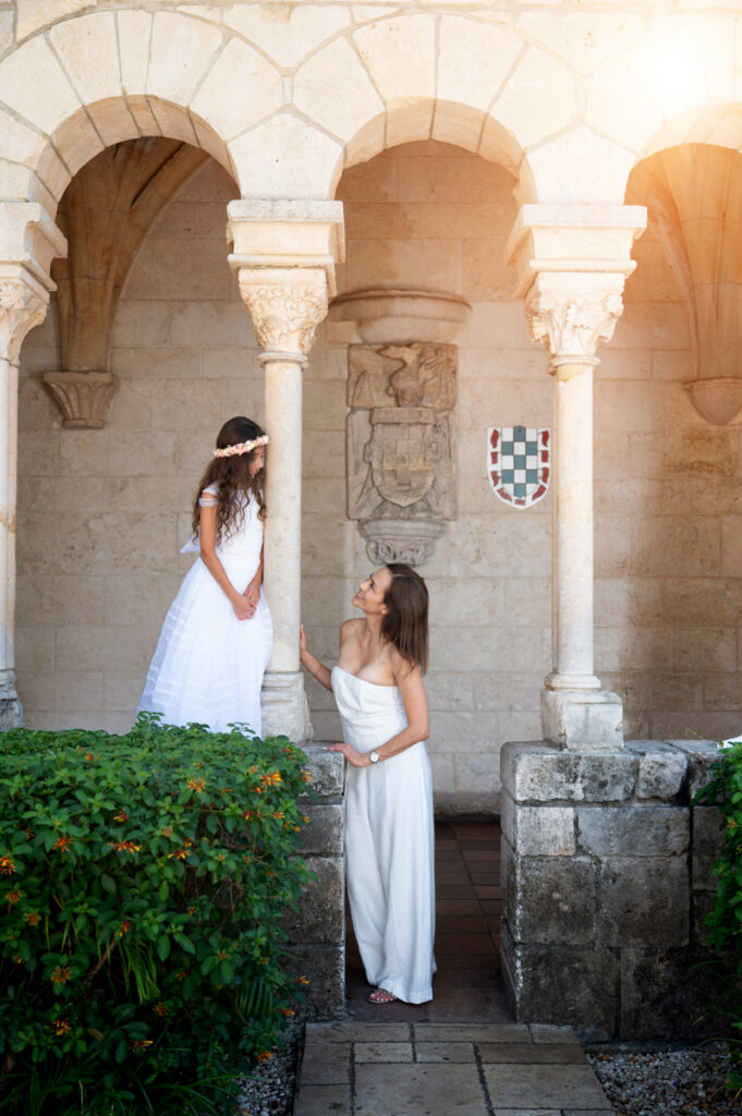 First Communion Ancient Spanish Monastery