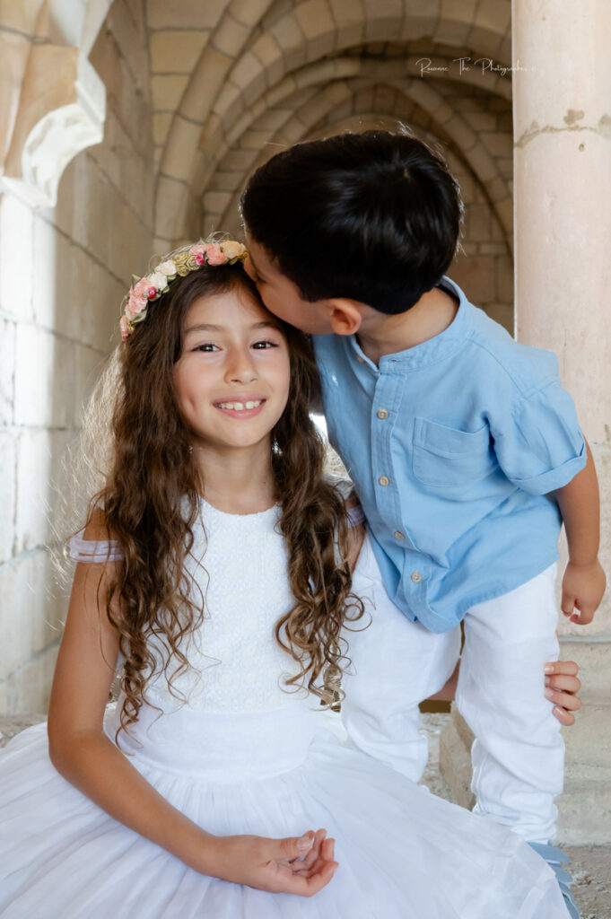 First Communion Ancient Spanish Monastery